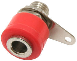  Beépített banándugók piros SILVER (2080)