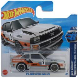 Mattel Hot Wheels: '84 Audi Sport Quattro CHASE szürke-narancs kisautó 1/64 - Mattel (5785/JBC33)