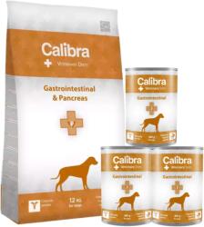 Calibra Calibra Veterinary Diets Dog Gastro and Pancreas 12 kg + Calibra Veterinary Diets Dog Gastrointestinal 3x400 g