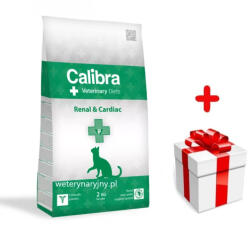 Calibra Calibra Veterinary Diets Cat Renal/Cardiac 2 kg + INGYENES meglepetés a macskájának!