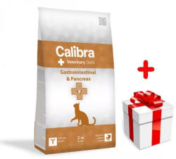 Calibra Calibra Veterinary Diets Cat Gastro/Pancreas 2 kg + INGYENES meglepetés a macskájának!