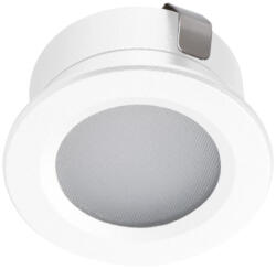 Kanlux 23526 IMBER LED WW W kerek kültéri mennyezeti süllyesztett lámpatest fehér színben, 40lm, 1W teljesítmény, 30000h élettartammal, IP65 védettséggel, 3000K, 12V DC (Kanlux 23526) (23526)