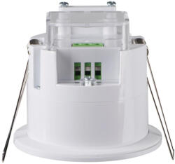 Kanlux 38752 PRESENSOR-O-WR-W PT beltéri mennyezeti süllyesztett mozgásérzékelő, 360° érzékelési szög, 3-2000 Lux, 10mp-12p beállítható időkésleltetés, IP54/20, fehér (Kanlux 38752 (38752)