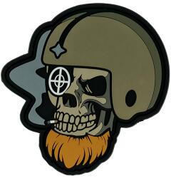 101 Inc Patch 101 Inc. 3D PVC Bearded Skull Pilot