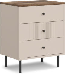  TIRAMISU éjjeliszekrény -kasmír/antik tölgy (10000018317)