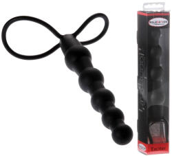 Malesation Heregyűrűs dildó, Malesation, Exciter, 16-20 cm, 2, 5-2, 9 cm átmérő, fekete, szilikon, vízálló, anális stimuláláshoz