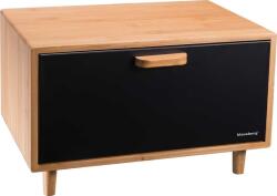 Klausberg Retro Kenyértartó - Rozsdamentes Acél/bambusz KB-7399 (KB-7399) (KB-7399)