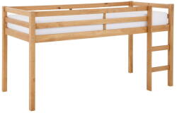 Støraa Natúr színű magasított borovi fenyő gyerekágy 90x200 cm Alpi - Støraa