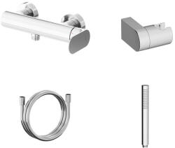 RAVAK Eleganta fali zuhanycsaptelep szettel, króm EL 032.00CR+S X07S138 (X07S138)