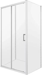 Kerra Zoom P 100x80 szögletes zuhanykabin tálca nélkül (ZOOM-P-100X80-TR) - leziter