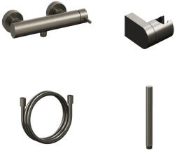 RAVAK Espirit fali zuhanycsaptelep szettel, grafit ES 032.20GB+S X07S131 (X07S131)