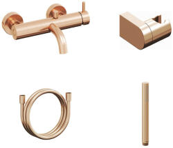 RAVAK Espirit fali kádcsaptelep szettel, rose gold ES 022.60RGB+S X07S127 (X07S127)