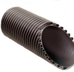 Dietzel Univolt FXKVR 160 25m/tekercs karmantyúval és kábelbehúzó szállal fekete polietilén kábelvédőcső