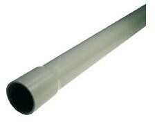 BUDVILL MÜII tokozott 2, 5m 20mm-külsőátmérő szürke merev védőcső