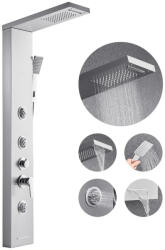VEVOR Zuhanypanel rendszer rozsdamentes acél eső- és vízesés zuhannyal, hidromasszázs fúvókákkal (FTYS5CS2MSDP8X8BJ001V0)