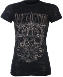 AFFLICTION дамска тениска affliction - constant pillar - aw29794-bk