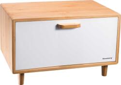 Klausberg Retro Kenyértartó - Rozsdamentes Acél/bambusz KB-7400 (KB-7400) (KB-7400)