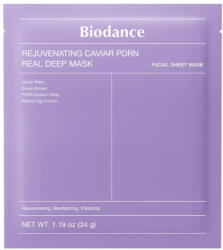 Biodance - Rejuvenating Caviar PDRN Real Deep Mask - Tápláló hidrogél maszk - 1db