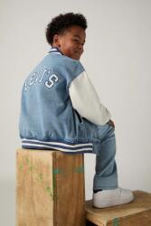 Levi's gyerek farmerkabát DENIM BOMBER JACKET - kék 164