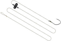 Catzoom Fonott harcsázó előke egyágú horoggal és csörgővel 220 lbs 130 cm, #6/0, 1 db (CZ7297)