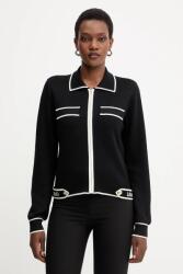 Liu Jo kardigán selyemkeverékből - fekete M