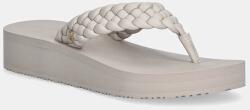 Tommy Hilfiger flip-flop TH WEDGE CORNROW BEACH SANDAL - bézs Női 41