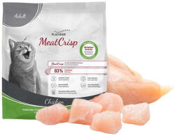 PLATINUM MeatCrisp Adult Chicken-macskatáp felnőtt cicának friss csirkehúsból 400g lejárat közeli