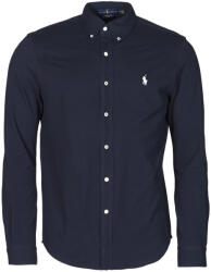 Ralph Lauren Cămăsi mânecă lungă Bărbați CHEMISE AJUSTEE COL BOUTONNE EN POLO FEATHERWEIGHT LOGO PONY PLA Polo Ralph Lauren albastru EU M