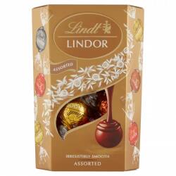  Lindt Lindor Assorted tejcsokoládé golyók díszdobozban 200g