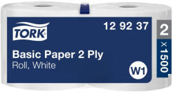Tork általános tekercses kéztörlő papír 2 rétegű, W1 2 rétegű, fehér, 2x510m SCA129237 *kifutó termék (SCA129237)