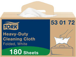 Tork nagyteljesítményű hajtogatott kéztörlő, hordozható doboz W7, fehér 1 rétegű, 35, 5x41, 5 cm SCA530172 (SCA530172)