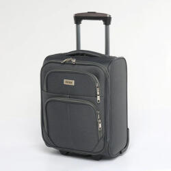 ORMI szürke textil két kerekű mini bőrönd