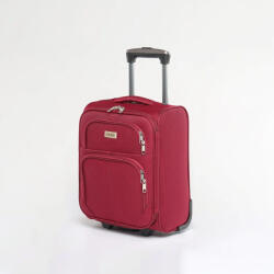 ORMI bordó textil két kerekű mini bőrönd