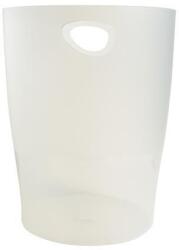 EXACOMPTA Papírkosár, 15 liter, PP, EXACOMPTA "Office", matt fehér (EX45357D) - pritone