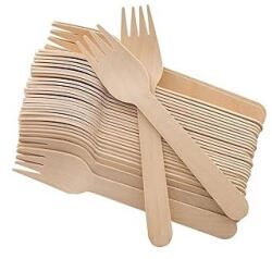  Villa egyszer használatos fa 100 db/csomag (16424) - officefirst