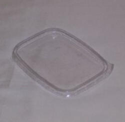  Elviteles doboz tető szögletes 500-750 ml svédtálhoz, PP natúr (10762) - officefirst