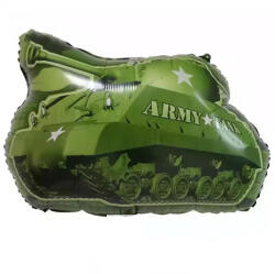 Mezőfi Team Kft Fólia lufi, Zöld Tank, nagyforma, 78x63 cm
