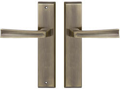 METAL-BUD MAJA pajzsos ajtókilincs jobbos, antik, LN (30-MB-VMBPP-31)