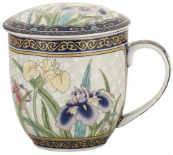 Feniks Zdrowie Porcelán teásbögre fedő virágszűrő (280-1375)