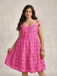 Shein Rózsaszín Ruha Hímzett Mintával (0XL) (610103)