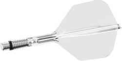 Target Fluturas si tija darts Target K-Shift transparent, fluturas rotativ No6 si tija medie (TRG410556)