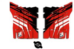 BLACKBIRD Dream Graphic 4 Radiátor Louver Grafikai Készlet Honda CRF 250-hez BLACKBIRD Váz, idomok és járműkiegészítők Matricák és járműdekoráció Egyéb matricák és dekorációs elemek