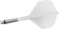 Target Fluturas si tija darts Target K-Shift alb, fluturas No2 rotativ si tija lunga (TRG410545)