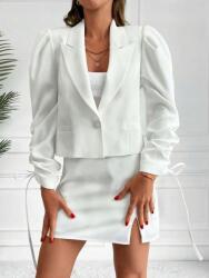 Shein Krémszínű Gombos Blézer (M) (609987)