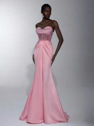 Shein Rózsaszín Gyöngyös Maxi Ruha (L) (610147)