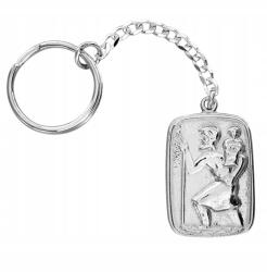  Ezüst Kulcstartó Szent Kristóf Pr. 925 (BRE/S/015)