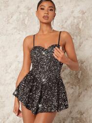 Shein Fekete Ruha Mini Rövidnadrág (xs) (609342)