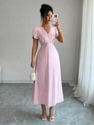 Shein Rózsaszín Ruha MIDI Gyöngyök (L) (606518)