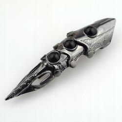  Ezüst Gyűrű Vámpír Karom Rpg Larp (RG_CLW_K)