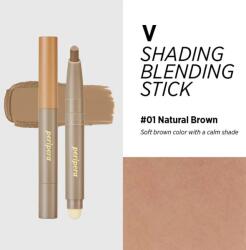 Peripera - V Shading Blending Stick - #01 Natural Brown